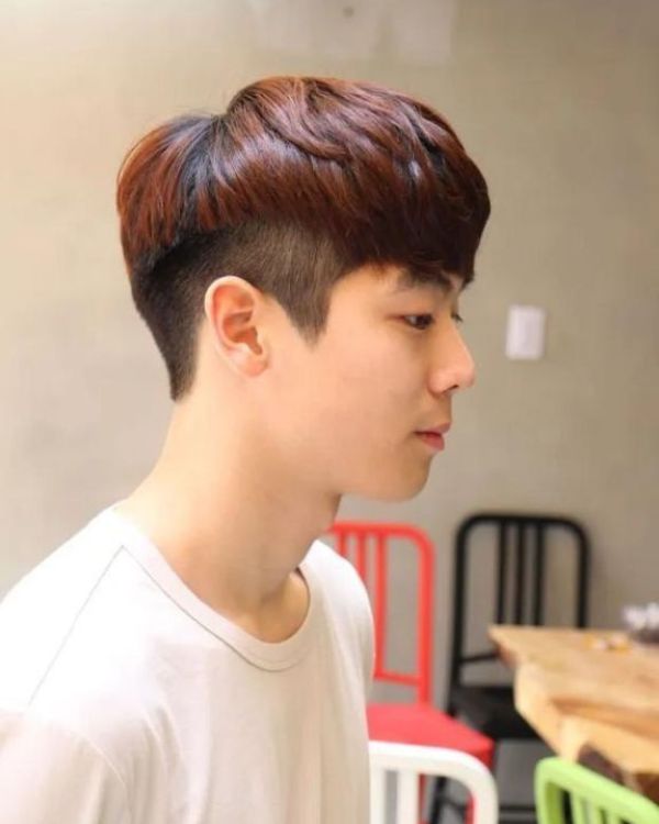 Medium Two Block with Texture Haircut of Men