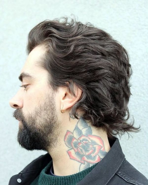 long wavy haircut
